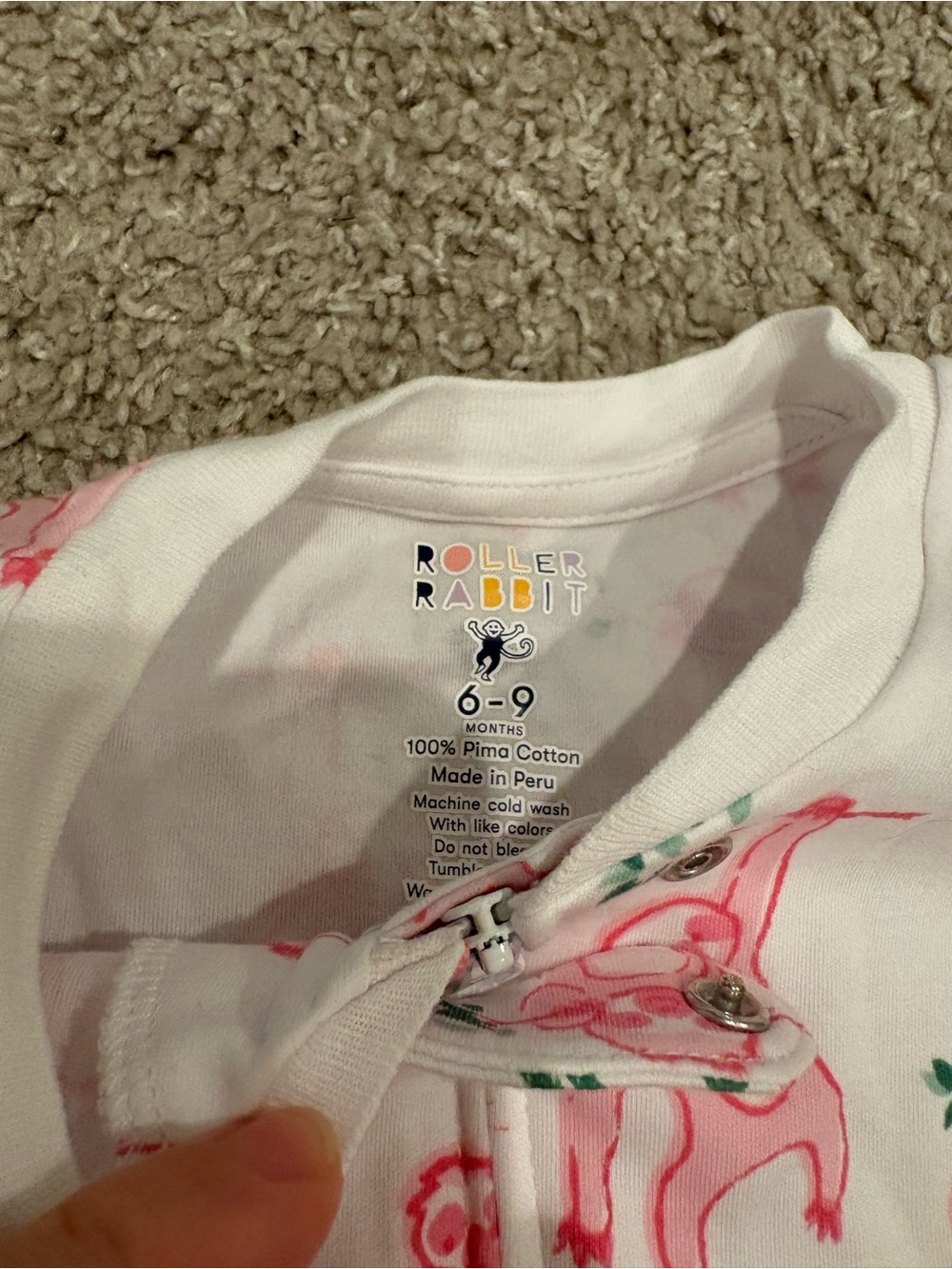Roller Rabbit Baby PJ - Picture 3 of 4